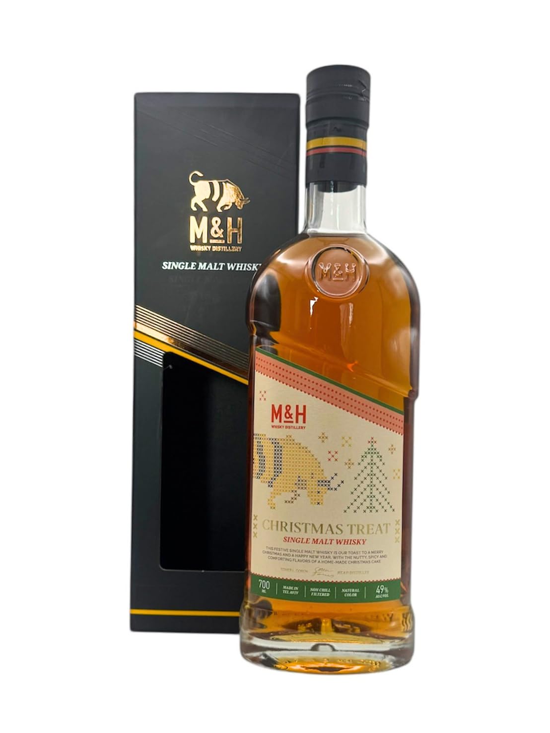 Amazon.co.jp: M&H クリスマストリート〔ウイスキー イスラエル 700ml